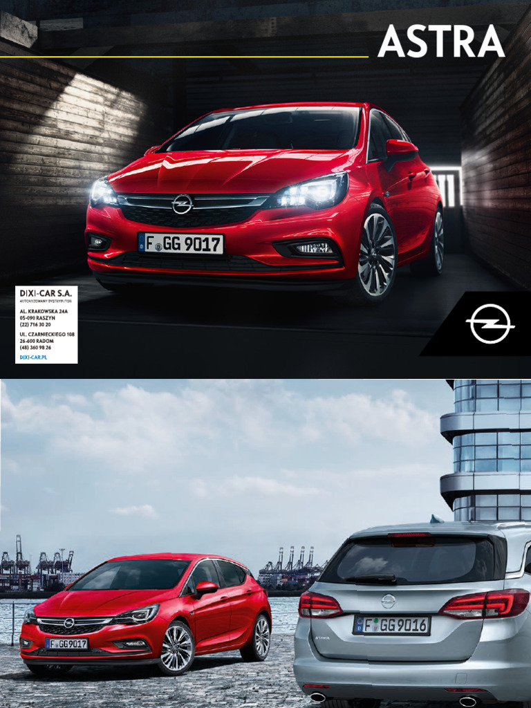 Opel Astra K Ausstattungsvarianten Pdfnull