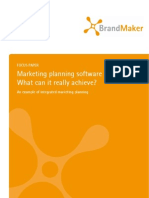 BrandMaker Focus Paper: Marketing Planning