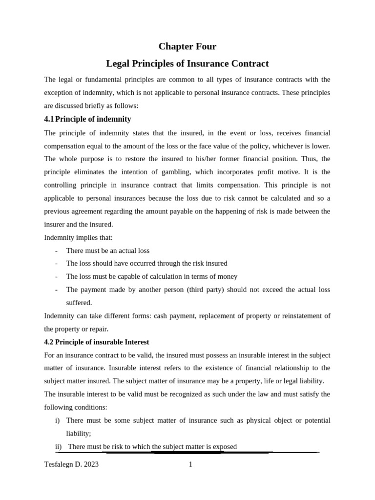 RMI-CHAPTER 4 dt-2024-07-12 17-19-48 | PDF | Insurance | Subrogation