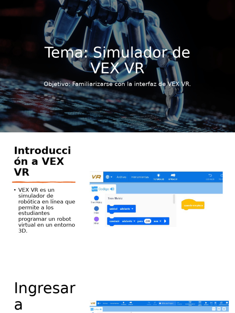 Clase 2 Vex Simulador de Vex | PDF