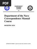 Download US Navy Course NAVEDTRA 14319 - Department of the Navy Correspondence Manual Course by Georges SN7841653 doc pdf