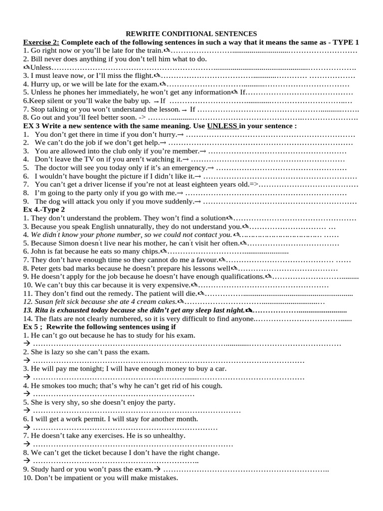 rewrite-conditional-sentences-we-didn-t-know-your-phone-number-so