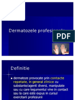 Dermatozele profesionale