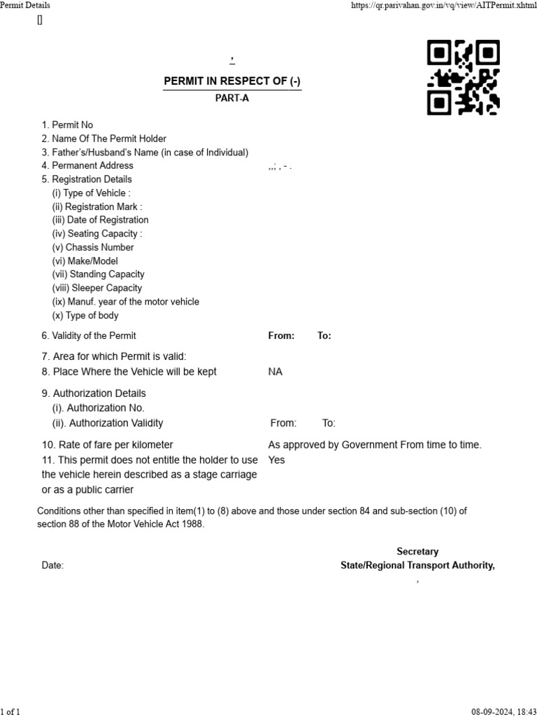 Permit Details | PDF | Business