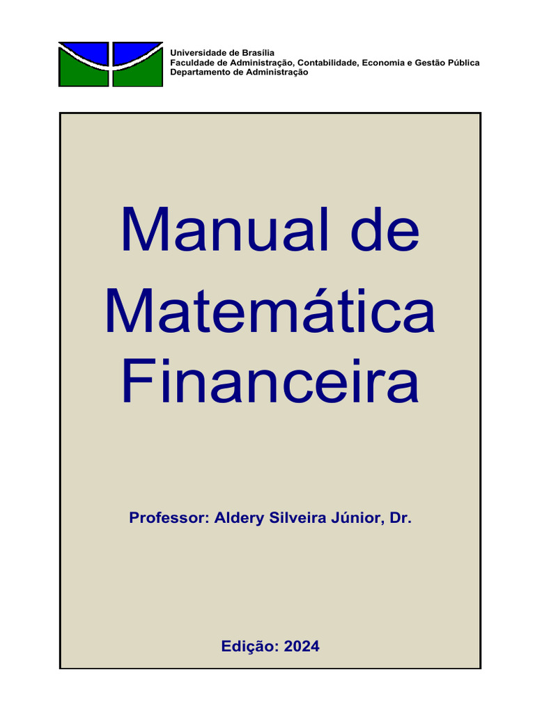 Manual de Matemática Financeira | PDF | Juros | Desconto