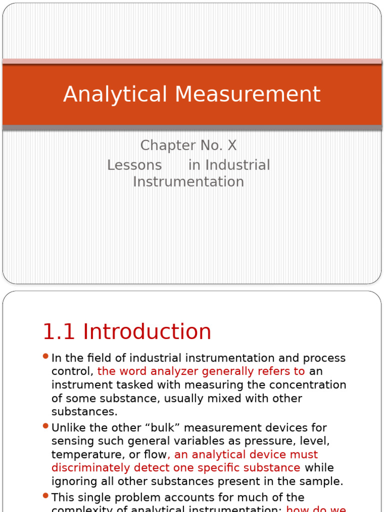 Analytical Measurement | PDF | Gas Chromatography | Chromatography