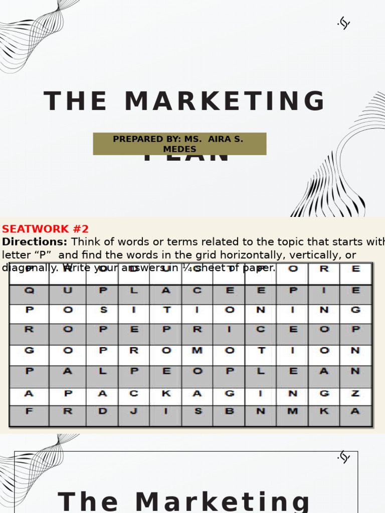 Marketing Mix Pdf Pricing Marketing