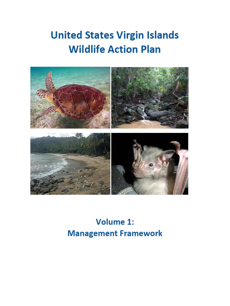 United States Virgin Islands Wildlife Action PlanVol1Management