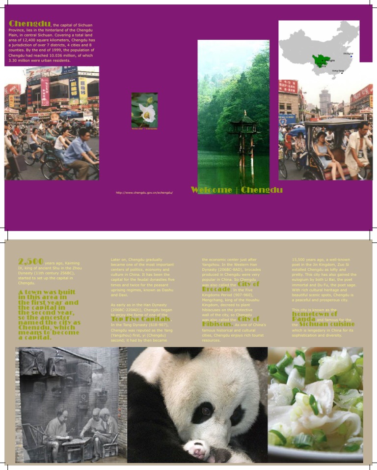 Discover Chengdu: Culture and History | PDF | East Asia | China