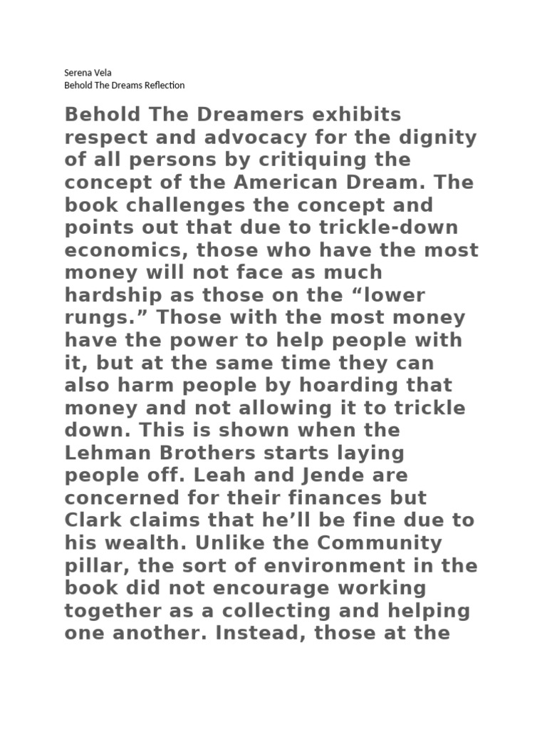 Critiquing the American Dream PDF