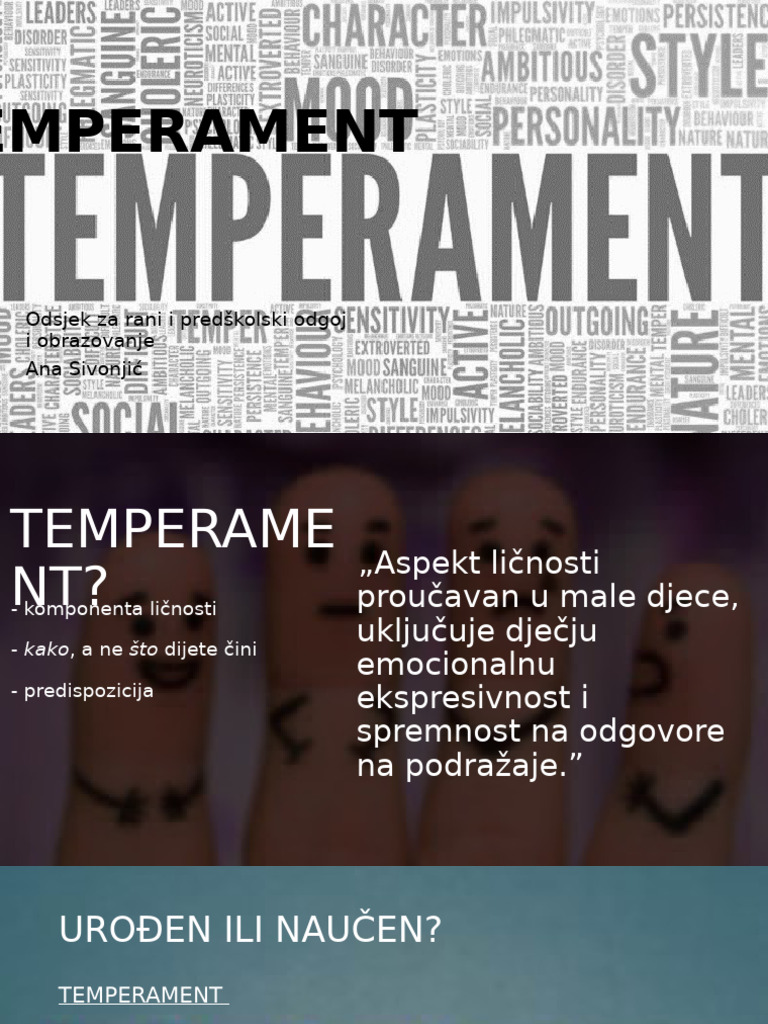 TEMPERAMENT!1 | PDF