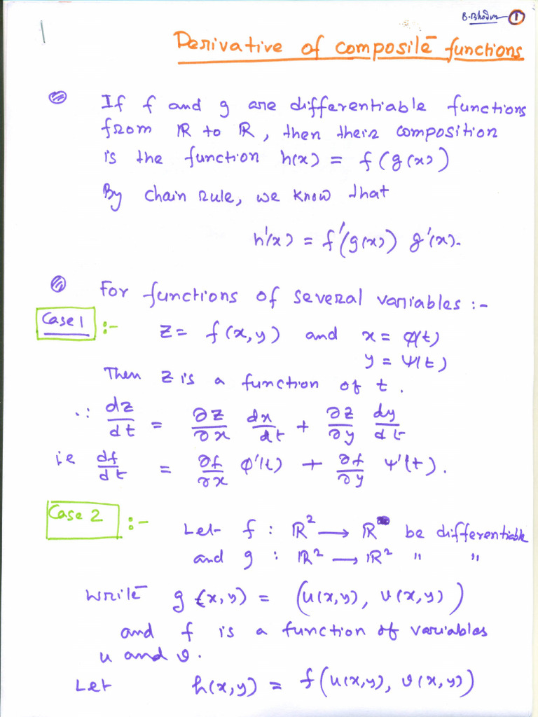 Composite Functions BB | PDF