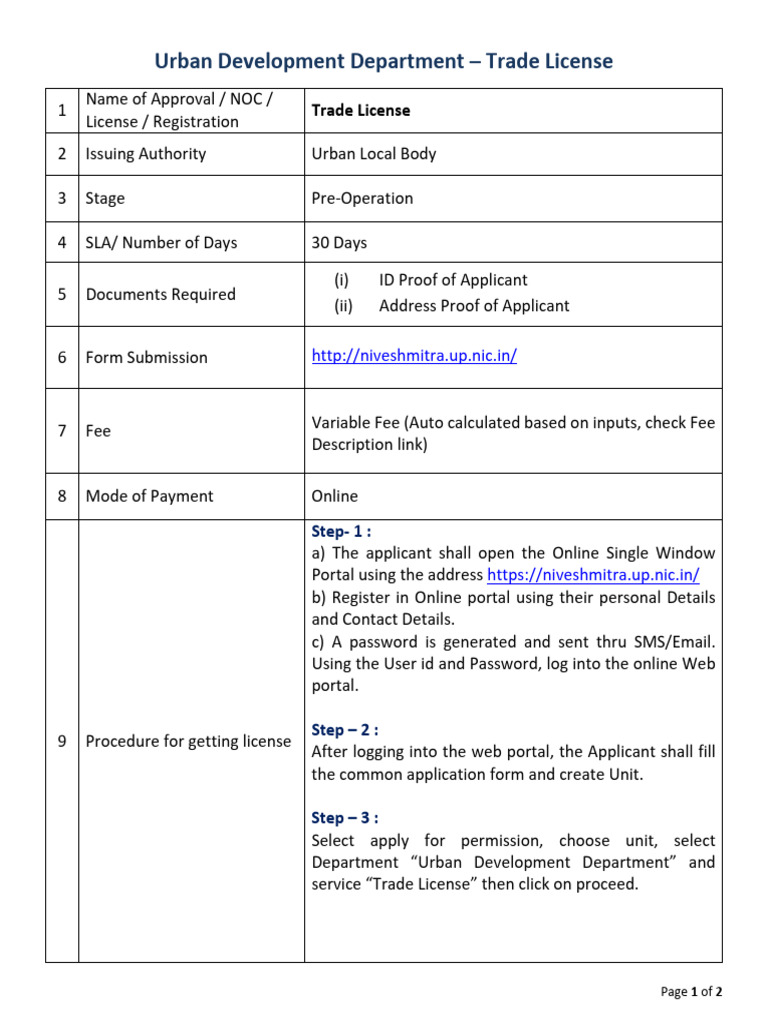 Trade License Application Process Guide | PDF | Cyberspace | Computing