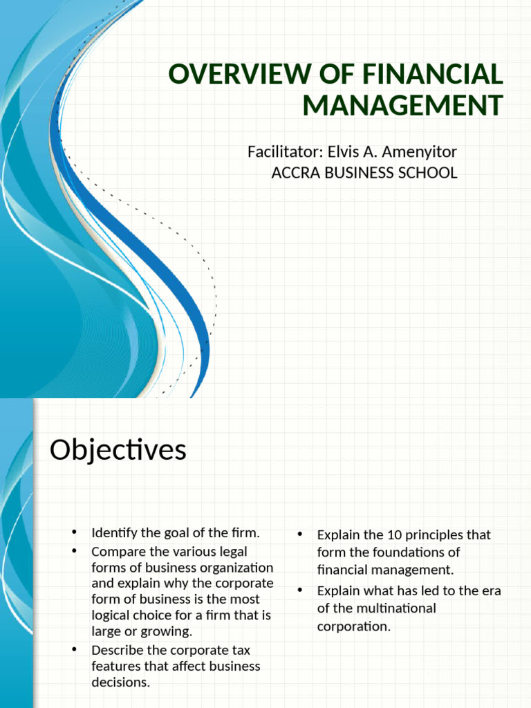 Financial Management Overview Guide | PDF | Capital Budgeting ...