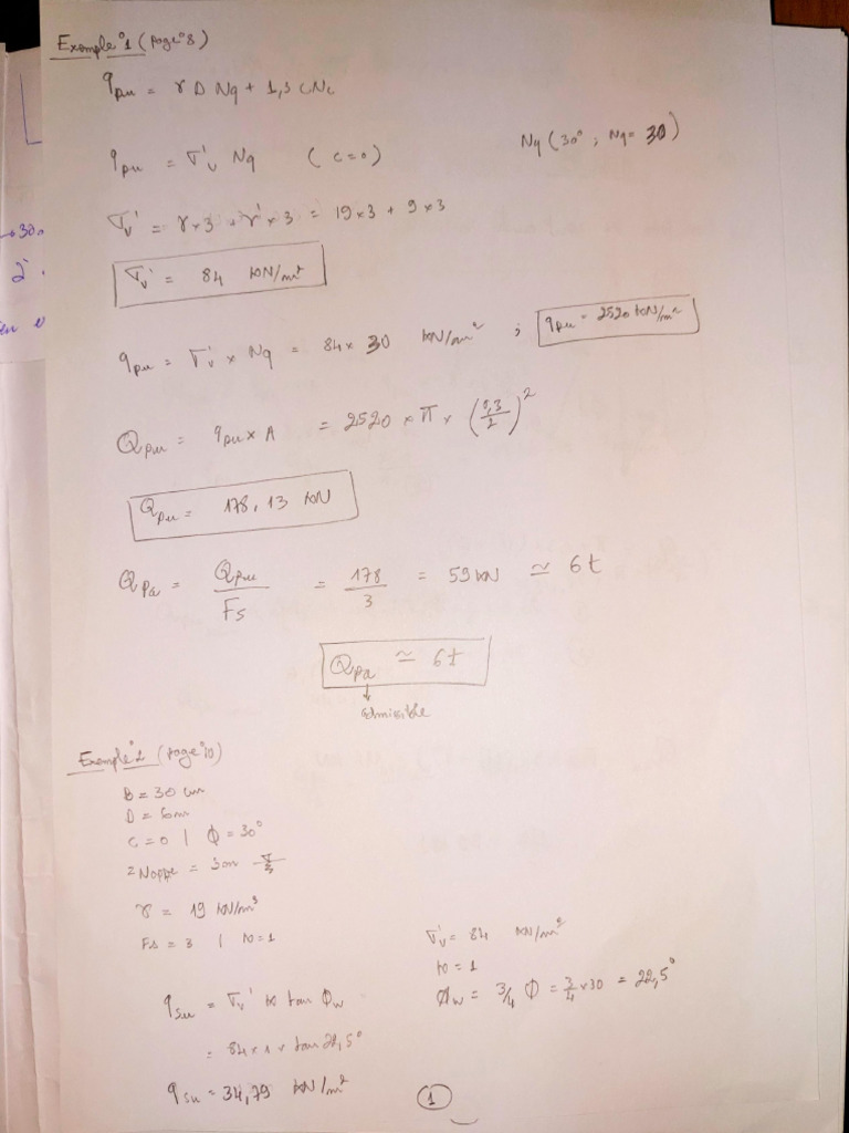 Fondations Profondes Pdf