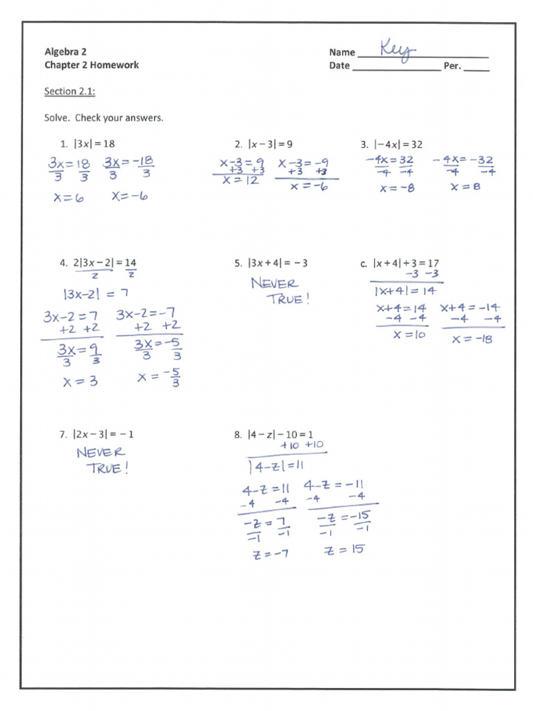 Chapter 2 Homework Keyed | PDF