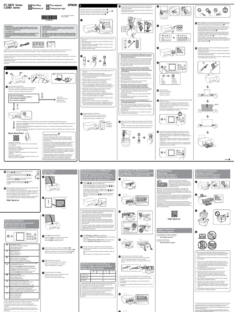 Guía de usuario Epson ET-2875 | PDF | Diseño | Diseño de comunicacion