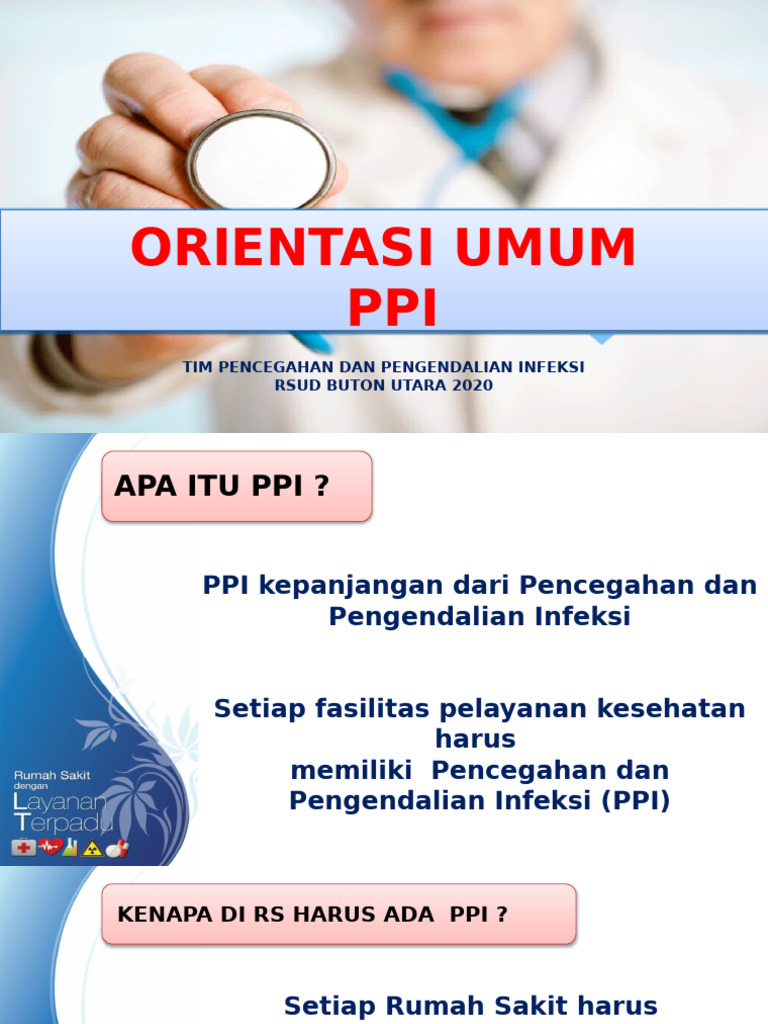Kebijakan dan Program PPI RSUD Buton Utara | PDF
