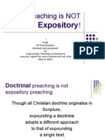 When Preaching Is NOT Expository! 9Frs