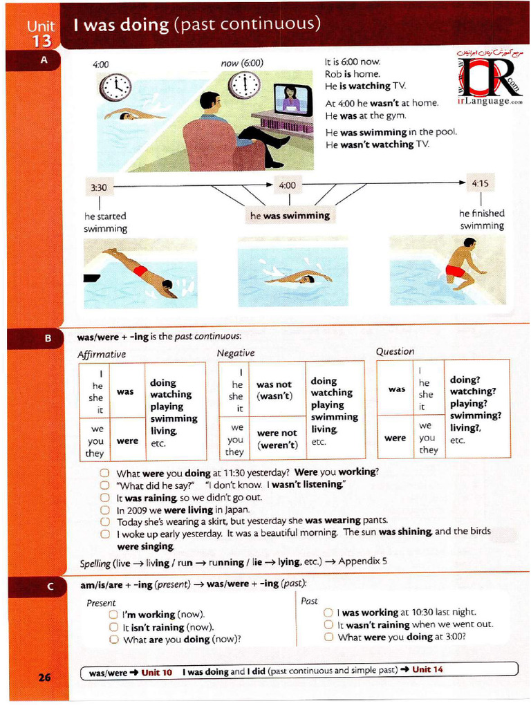 Basic Grammar in Use Student's Book 2017 Unit 13 | PDF