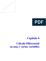 Capitulo 4. Calculo Diferencial en Una y Varias Variables