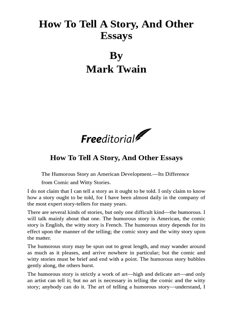 3881how To Tell A Story and 0ther Essays | PDF | Poetry | Classics
