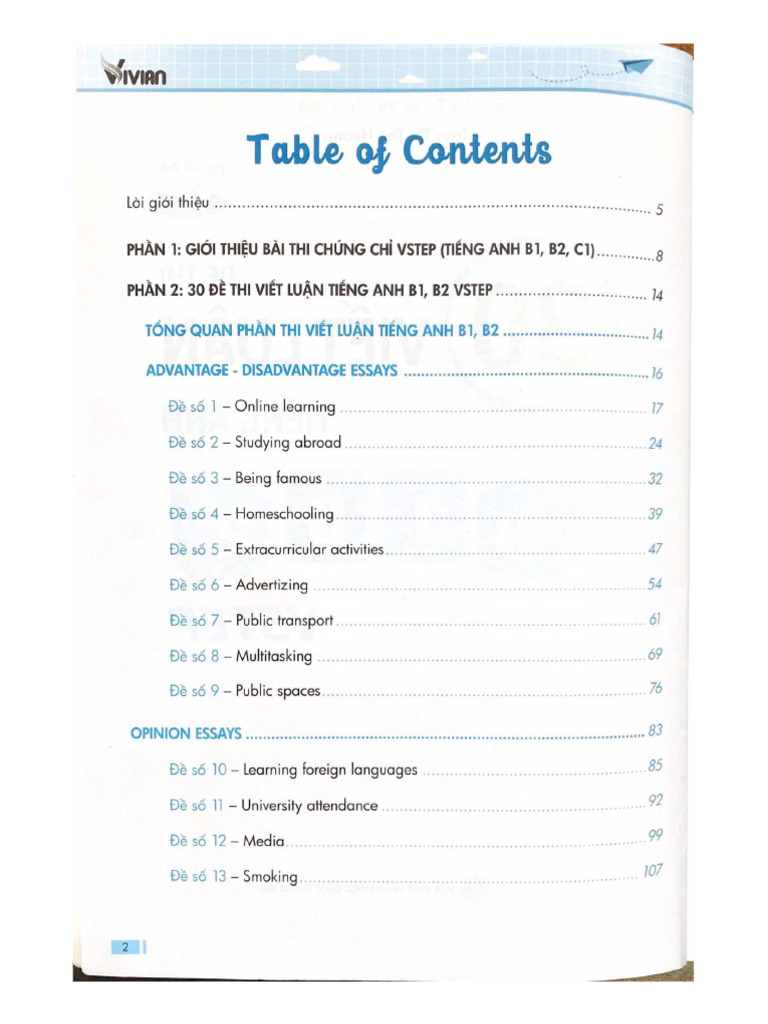 Vstep Writing | PDF