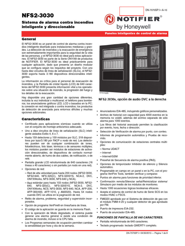 Fas-001-Nfs2-3030 Mca Notifier | PDF | Hardware de la computadora ...