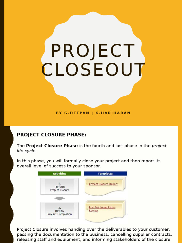 Project Closure Essentials | PDF | Business