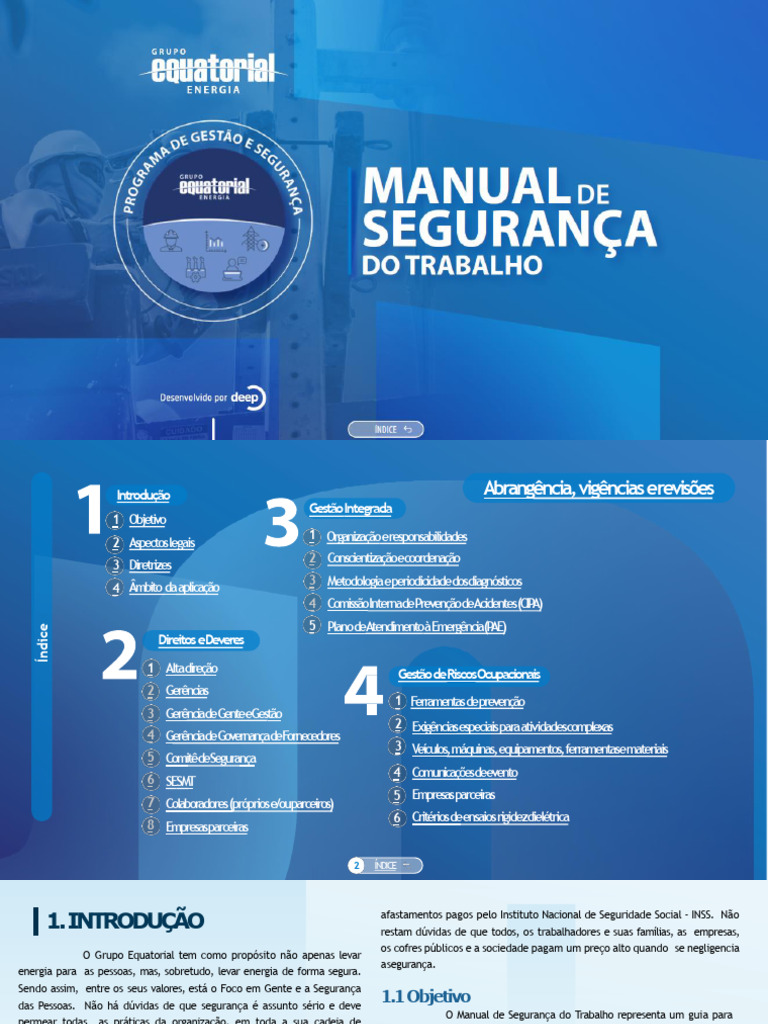 Anexo 7 – Manual de Segurança Do Trabalho Equatorial; | PDF | Segurança ...
