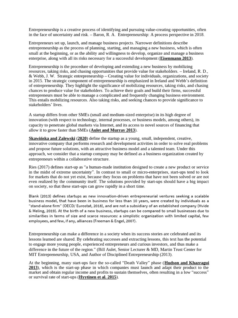 Key Success Factors in Entrepreneurship | PDF | Entrepreneurship ...