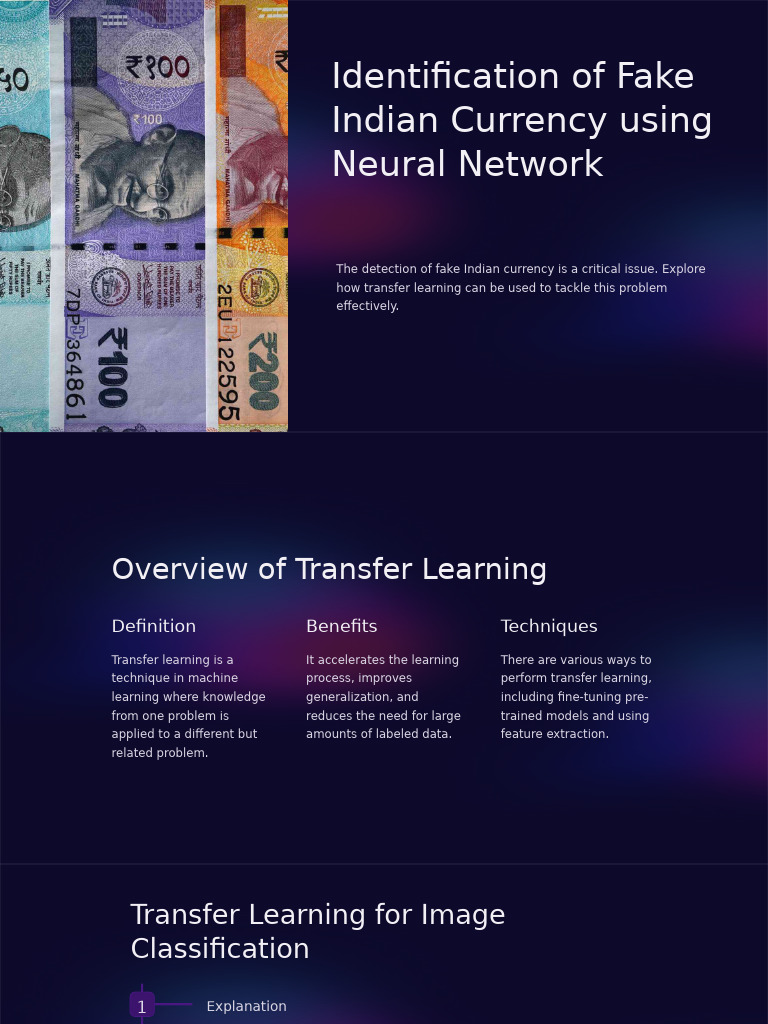 Identifying Fake Indian Currency With Transfer Learning | PDF | Deep ...