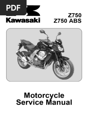 Kawasaki Z750 Service Manual Guide | PDF