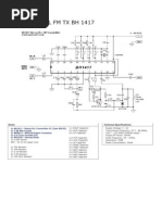 Stereo PLL FM TX BH 1417