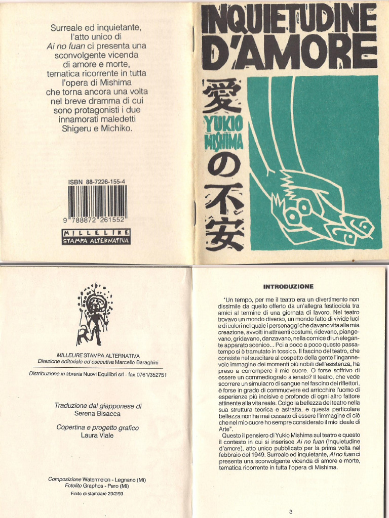 Mishima Yukio Inquietudine Damore Pdf