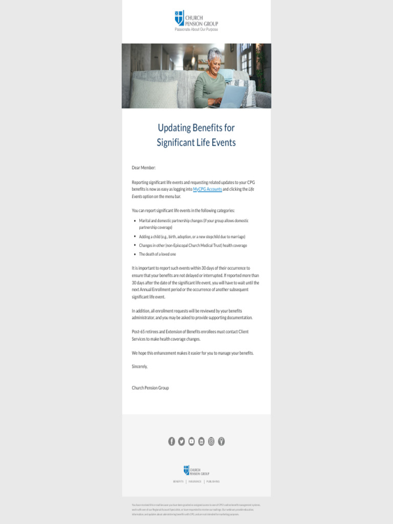 Updating Benefits Pdf