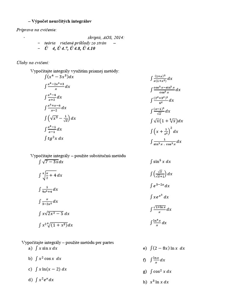 C3-02 Neurcite Integraly | PDF