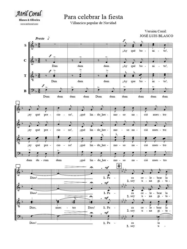 Para Celebrar La Fiesta | PDF