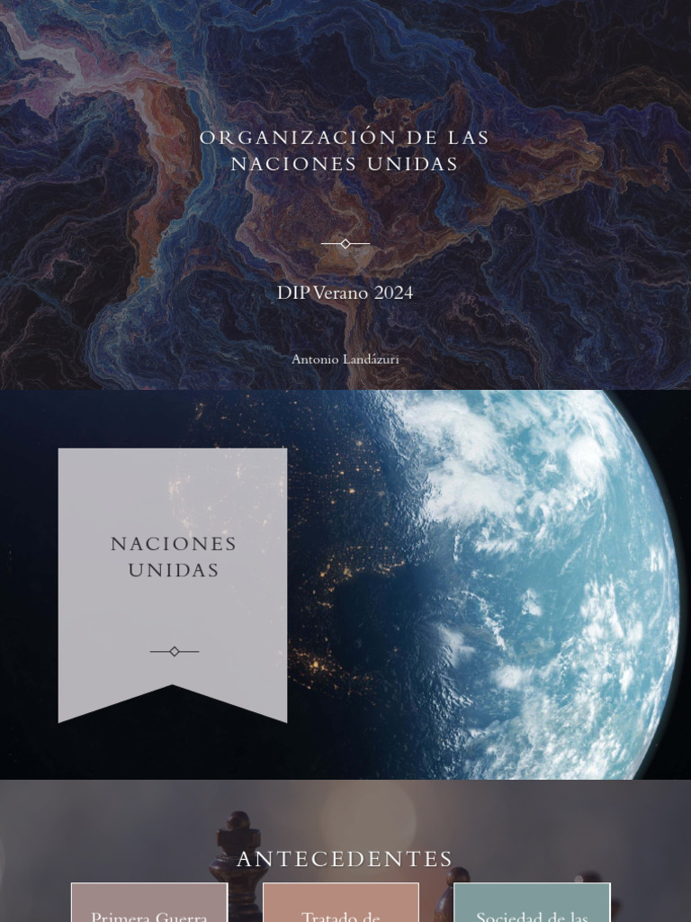 Organizacio N De Las Naciones Unidas Pdf Naciones Unidas