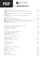 J.C. Le Roux Breakfast & Lunch Menu | PDF | Tomato Sauce | Pizza