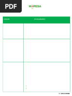 M-Pesa Paybill Application Requirements | PDF | Identity Document | Banks