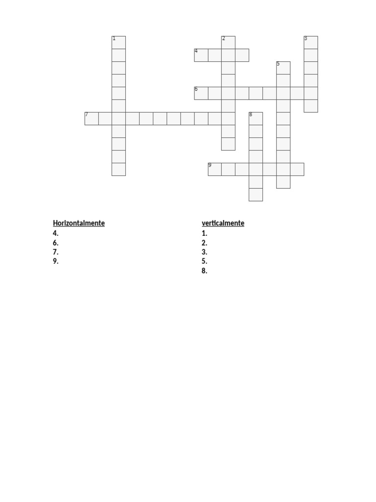 Crossword maker pdf
