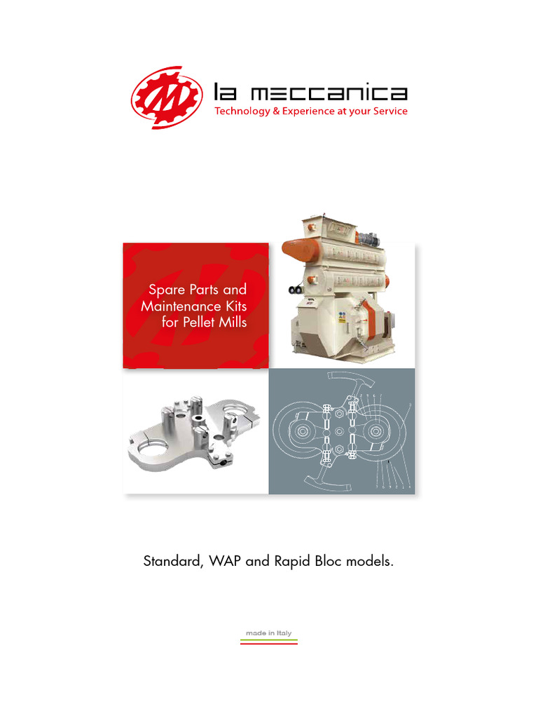 Pellet Mill Spare Parts & Maintenance Kits | PDF | Knife | Screw