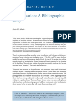 Secularization Theory Bibliographic Review
