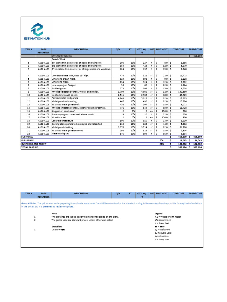 Facade Sample | PDF | Architectural Elements | Building