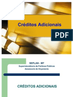 A - Creditos Adicionais - Apresentacao