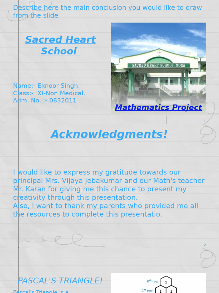 Pascal's Triangle & Binomial Expansion | PDF | Mathematics ...