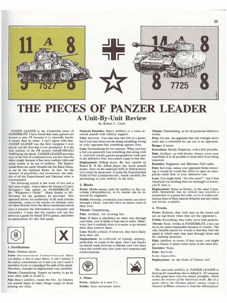 ARTICLE - The Pieces of Panzer Leader | PDF