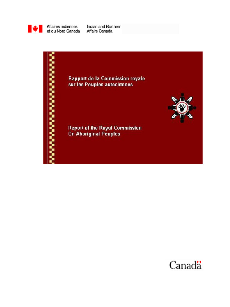 Rapport sur les Peuples autochtones | PDF | Canada | Traité