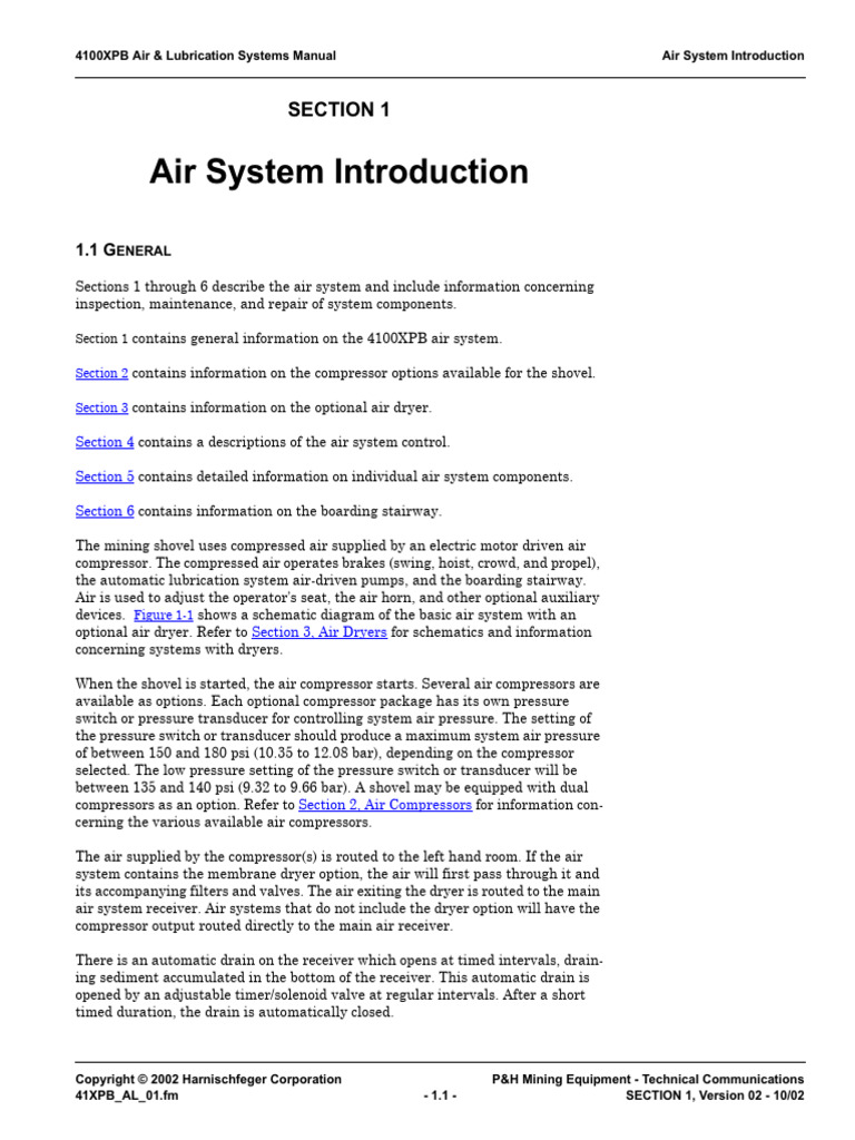 Compressed Air System Overview | PDF | Equipment | Gas Technologies